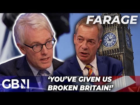 'You've given us BROKEN Britain' - Farage SCOLDS Tory MP on years of 'let downs'
