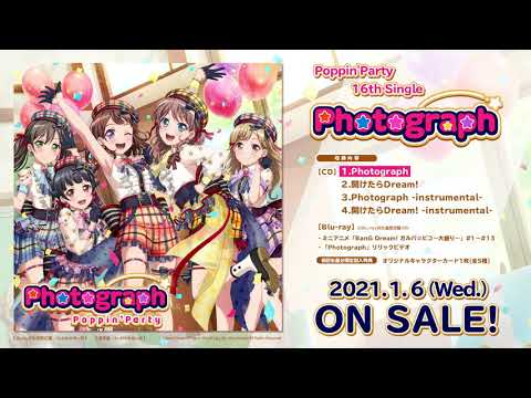 【試聴動画】Poppin'Party 16th Single「Photograph」(2021/1/6発売!!)