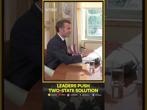Macron And World Leaders Discuss Two State Solution Ahead of UN | WION SHORTS