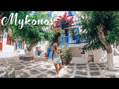 Getting lost in Mykonos town - Vlog 1