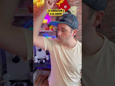 La génération Z a la guerre…😅🍟 #humour