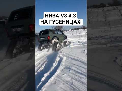НИВА ТАНК на ГУСЕНИЦАХ 🤯 #автоврн #ниваспорт #ниватревел #танк #оффроад