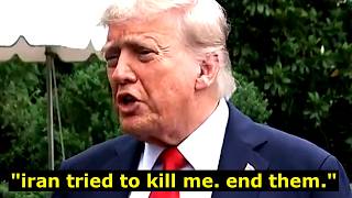 JUST NOW: Iran tried to assassinate Trump.