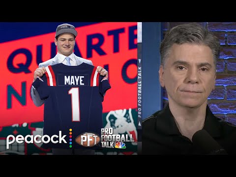 New England Patriots ‘need to hit’ with Drake Maye selection | Pro Football Talk | NFL on NBC