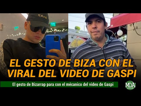 El GESTO de BIZARRAP con el HOMBRE que salió en un VIDEO de GASPI escuchando su SESSION con L-GANTE