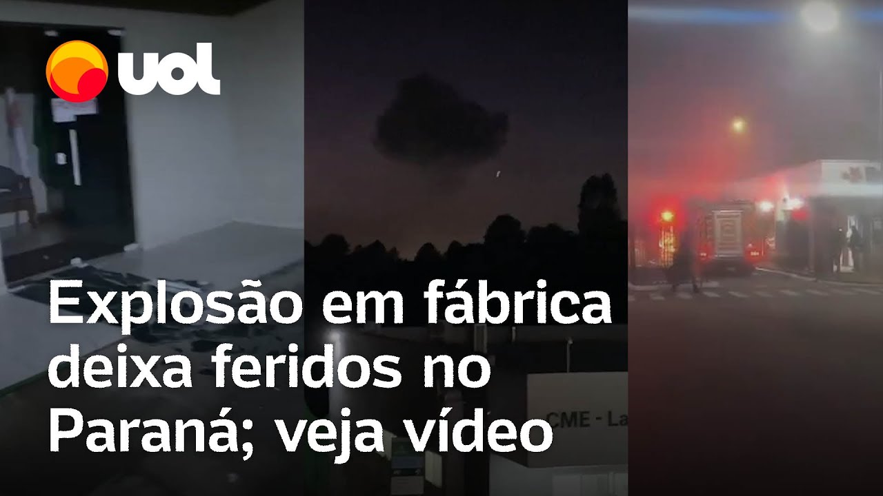 Explosão em fábrica da Enaex Brasil deixa feridos e desaparecidos em Curitiba veja vídeo