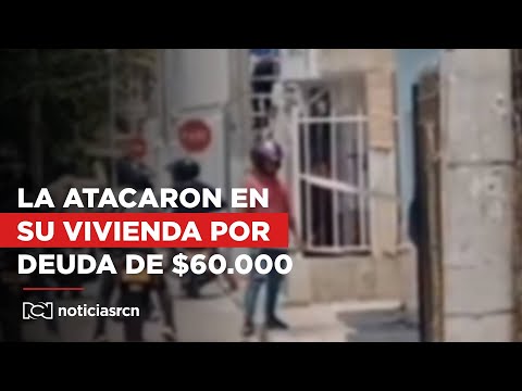 En video: pagadiarios vandalizaron vivienda de mujer que debía 60.000 pesos