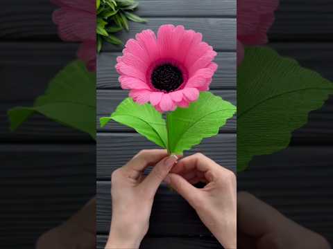 पेपर से बनाएं यह सुन्दर फूल🌷 #papercraft ideas 💡#diy #craft #flowers #art #shorts #ytshorts