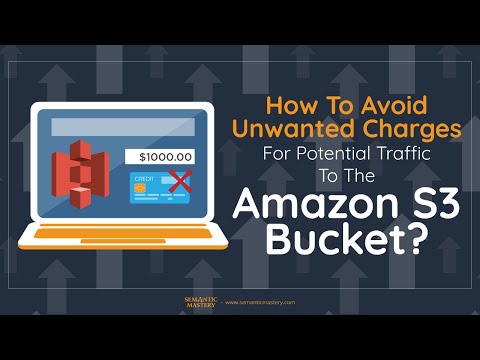 How To Avoid Unwanted Charges For Potential Traffic To The Amazon S3 Bucket?