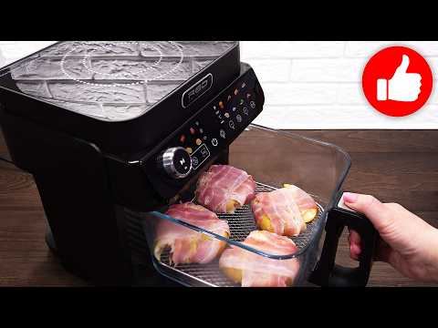 Вкуснее картошки не ела! Очень вкусный картофель в беконе в аэрогриле! Супер рецепт на ужин