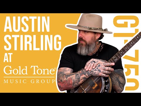 Austin Stirling and his Gold Tone Banjitar!