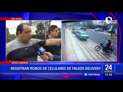 Falsos delivery roban en Jesús María: proponen instalar trampas para pinchar llantas de motos