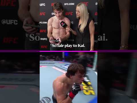 Luke Riley looks back at his finish vs Kai Kamaka 🔥 #UFC329
