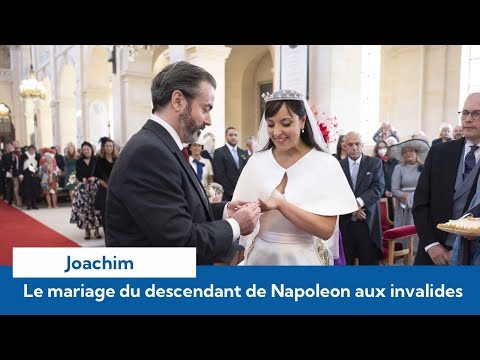 Le mariage Impérial du prince Joachim ( descendant de Napoleon) et de la Yasmine Murat aux Invalides