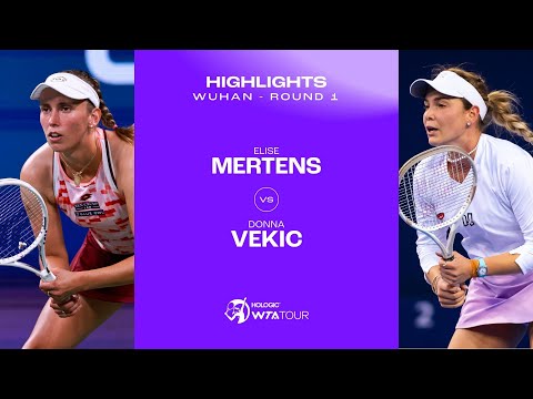 Elise Mertens vs. Donna Vekic | 2024 Wuhan Round 1 | WTA Match Highlights