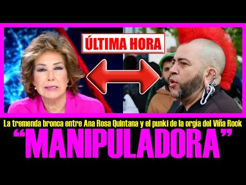 AQUÍ EL VIDEO DONDE LLAMAN MANIPULADORA a ANA ROSA QUINTANA.