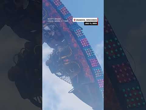 Roller coaster riders stuck upside down for hours