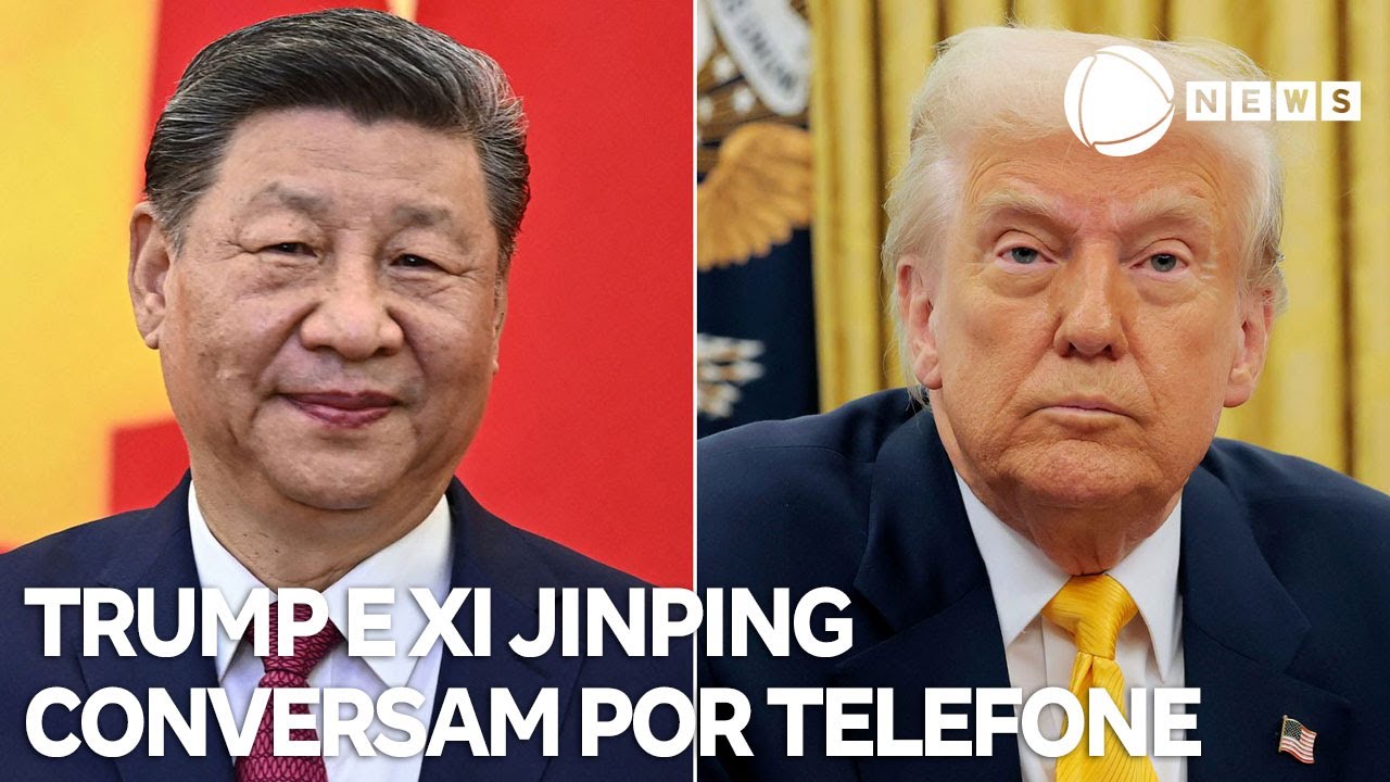 Donald Trump e Xi Jinping conversam por telefone