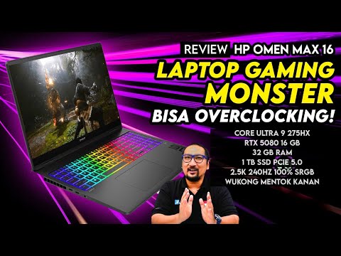 Laptop Gaming Monster Super Kencang, Masih Bisa Overclocking! Review HP OMEN MAX 16