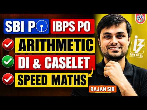 🔴 SBI PO & IBPS PO 2026 | Mixed Quant Practice Session | Arithmetic + DI + Speed Maths | Rajan Sir