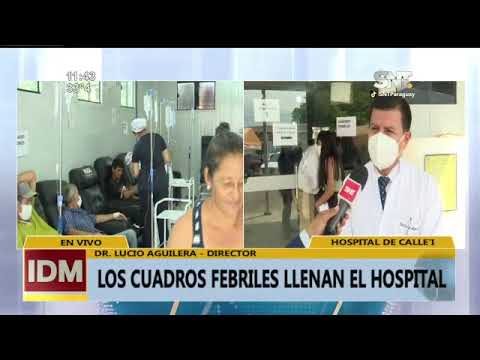 Hospital de Calle´i: El parea de urgencias está repleta