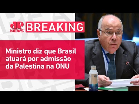 Mauro Vieira volta criticar Israel e comunidade internacional por pouca ajuda a Gaza | BREAKING NEWS