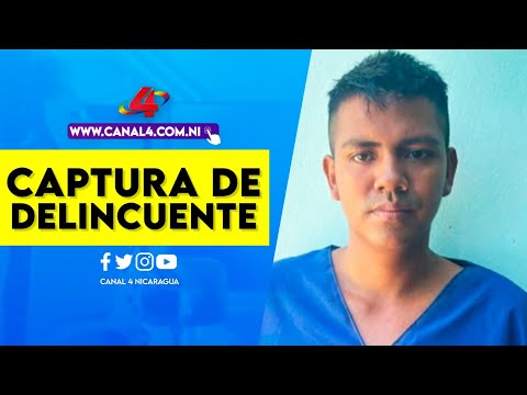 Policía de Nicaragua captura a delincuente autor del delito de femicidio en Tipitapa