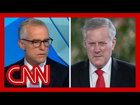 'Very shaky ground': McCabe on Mark Meadows taking the stand