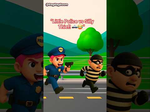 “Oh No! The Thief Is Running Away! 😱🏃♂️💨” #cartoon #usacartoon #animation #canadashorts #memes