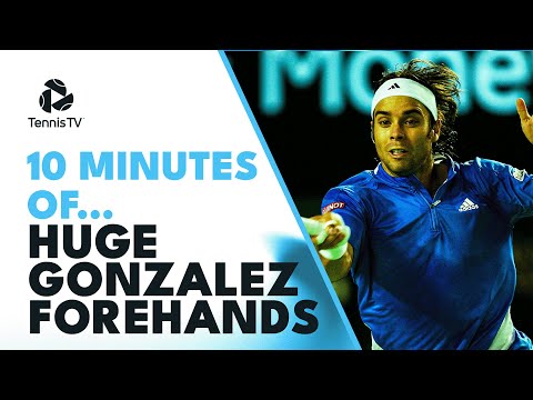 10 Minutes Of HUGE Fernando Gonzalez Forehands 💪