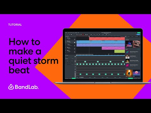 How to make a quiet storm beat using BandLab's free web Mix Editor (BandLab Tutorial)