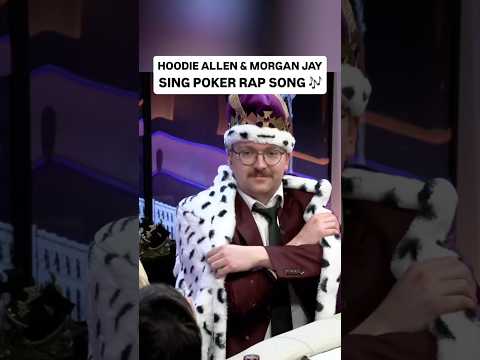 Morgan Jay & Hoodie Allen's Poker Rap Song 🤣🎵 #poker #casino #pokerhands