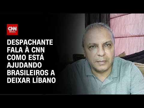 Despachante fala à CNN como está ajudando brasileiros a deixar Líbano | CNN NOVO DIA