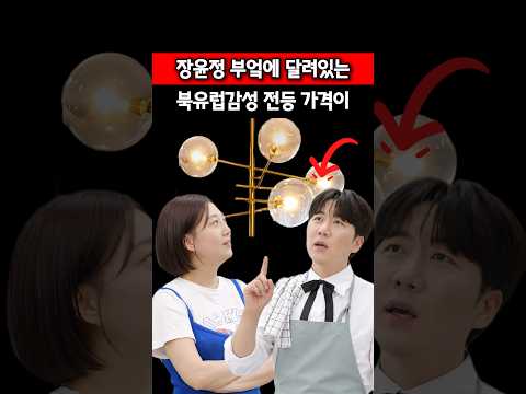 장윤정네 부엌에 달린 특이한 <strong>전등</strong> 가격이