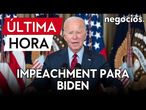 Impeachment a Biden: republicanos, dispuestos al juicio por corrupcción contra el presidente de EEUU
