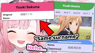 Yuuki Sakuna Loves SAO So Much That She Took Her Name From Yuuki Asuna
