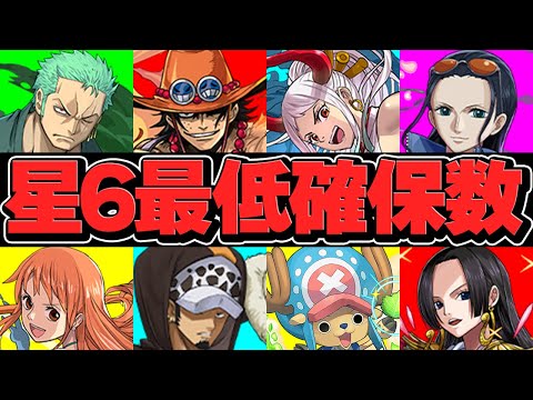 ワンピース最低確保数解説！絶対にこのキャラは残せ！Part.2★6キャラ編！ 【パズドラ】【パズドラ】