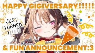 【1 YEAR OF GIGI】GIGI MURIN ANNIVERSARY HANGOUT & FUN ANNOUNCEMENT!