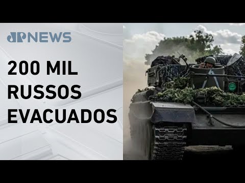 Ucrânia diz ter controle de mil quilômetros quadrados da Rússia