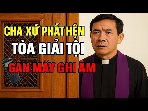 CHA XỨ PHÁT HIỆN TÒA GIẢI TỘI GẮN MÁY GHI ÂM GÂY CHẤN ĐỘNG GIÁO XỨ SỰ THẬT ĐƯỢC PHƠI BÀY