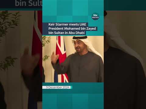 Keir Starmer meets UAE President Mohamed bin Zayed bin Sultan in Abu Dhabi | ITV News