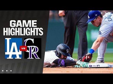 Dodgers vs. Rockies Game Highlights (9/29/24) | MLB Highlights