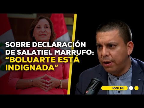 Abogado de Dina Boluarte indica que presidenta está indignada por declaración de Salatiel Marrufo