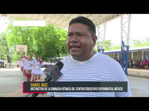 Presentación rítmica en colegio de Managua en celebración del 42/19 - Nicaragua