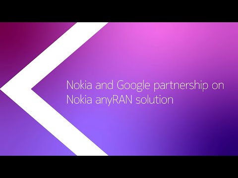 Nokia and Google partnership on anyRAN solution