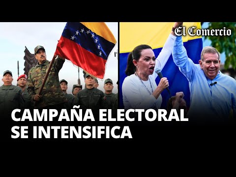ELECCIONES en VENEZUELA 2024: MADURO y MACHADO difunden sus PROPUESTAS por el país | El Comercio