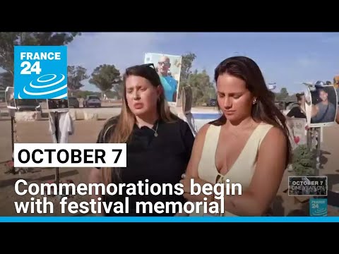 'Difficult day': October 7 commemorations begin with Nova festival memorial • FRANCE 24 English