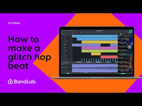 How to make a glitch hop beat using BandLab's free web Mix Editor (BandLab Tutorial)