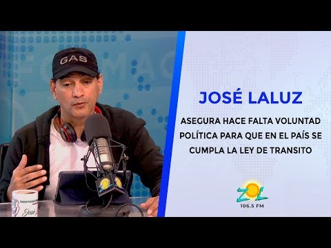José Laluz asegura hace falta voluntad política para que en el país se cumpla la Ley de transito
