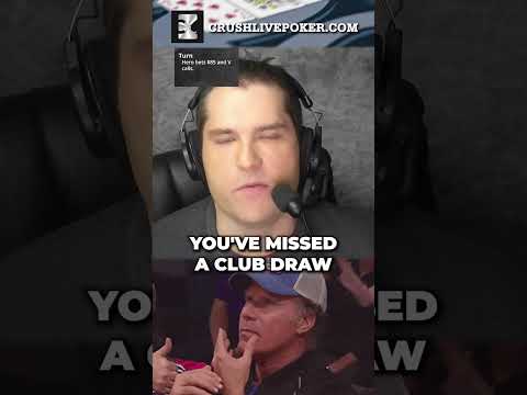 New Video from CrushlivePoker: Hero Value Owns Himself 💥
